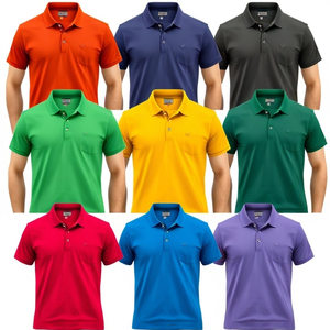 Camisetas Polo de Algodón Piqué para Hombre, 180-200 GSM, Duraderas, Corte Relajado, Personalizables, Calidad OEM al por Mayor - Product Image 3