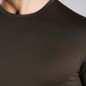 T-shirt OEM le plus vendu pour hommes Gym séchage rapide Streetwear athlétique t-shirts mâle équipage Fitness sport vêtements actifs t-shirts garçons - Product Image 4