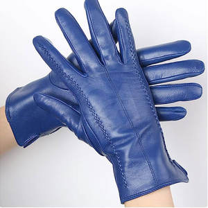 Gants en cuir véritable tendance, très demandés, à doigts complets, en cuir souple de qualité supérieure, fabriqués au Pakistan - Product Image 1
