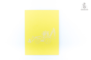 3D ป๊อปอัพแบบทำมือปรับแต่งได้รถเครนรถบรรทุกบัตรขนส่งกระดาษการ์ดอวยพร DIY สำหรับงานแต่งงานหรือเป็นของขวัญงานฝีมือ - Product Image 6