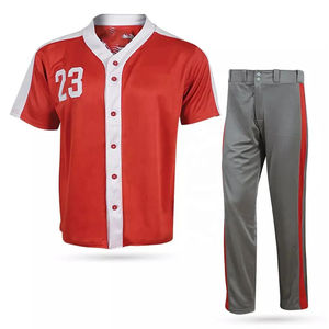 Camiseta de béisbol personalizada de alta calidad para hombre, recién llegado, venta al por mayor, proveedor OEM de fábrica, conjunto de uniformes por sublimación - Product Image 5