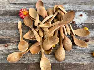 ชุดช้อนไม้ขนาดเล็กสำหรับผสมกาแฟไอศกรีมสำหรับร้านอาหารและโรงแรมดีไซน์คลาสสิก - Product Image 5