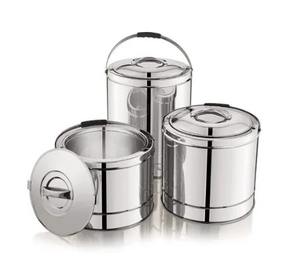 Marmite en acier inoxydable de 30 L de qualité supérieure, grande casserole métallique au design classique pour soupes, bouillons et maintien au chaud des aliments – Vente en gros - Product Image 6