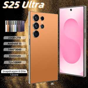 22G+2TB ขายส่ง 2025 ใหม่ S25 Ultra Android 5G สมาร์ทโฟนแบบสองซิม รุ่นปลดล็อค หน้าจอ AMOLED HD LTE Octa Core 144Hz - Product Image 2
