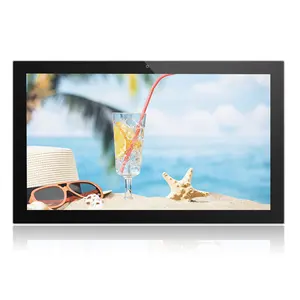 Grosir Tablet Android RK3566 layar sentuh, PC Tablet tampilan iklan 24 inci 2GB + 16GB RJ45 Wifi