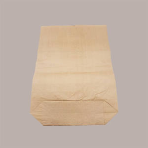 Grande pochette en papier kraft brun renforcé, capacité de 100 litres, 50 pièces, surface gaufrée pour la séparation des aliments ou des déchets, type C - Product Image 3