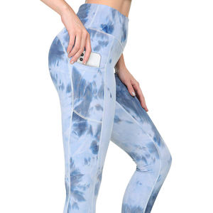 New Design Seamless Tie Die <b>Pants</b> High Waisted Print Workout <b>Women</b> Sweatpants Fitness Yoga Basic Leggings - Product Image 5