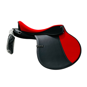 Silla de Montar Inglesa de Resistencia Sintética Duradera, Armazón de Plástico Reforzado Ligero, Asiento Acolchado Suave, Resistente al Agua, Fácil de Limpiar - Product Image 4