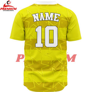 เสื้อซอฟต์บอลแบบมีกระดุมเสื้อซอฟต์บอลมีกระดุมเสื้อเจอร์ซีย์ใส่เล่นเบสบอลตามสั่ง - Product Image 2