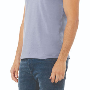 Camiseta antiarrugas Unisex de primera calidad personalizada de alta calidad 100% algodón serigrafiado patrón sólido holgado camiseta lisa para hombre - Product Image 4