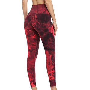 Fabrication professionnelle vêtements de Yoga femmes Leggings extérieur sans couture vêtements de gymnastique Sublimation Legging pour les femmes - Product Image 4