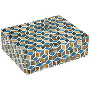 Caja de incrustaciones de hueso más estándar, caja de almacenamiento de incrustaciones de hueso de tamaño de diseño personalizado, caja decorativa de joyería de la India - Product Image 1