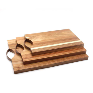 Tabla de Cortar y Bloque de Picar de Madera de Acacia Moderna Personalizada/al por Mayor - Ecológica, Apta para Lavavajillas, para Uso en Cocina y Catering - Product Image 5