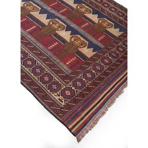 Alfombras de Lana Anudadas a Mano Kiaan, Rojo Naranja, Geométricas Abstractas, Grandes, Rectangulares de 9x12, para Entrada, Pasillo, Alfombras Jaipur AFKL-44, EE. UU. - Product Image 2