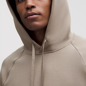 เสื้อฮู้ดดี้ผู้ชาย MOVETEXTILE Basics พิมพ์ลายตามสั่ง ผ้าฝ้ายเนื้อหนา 100% ทรงบ็อกซี่ โอเวอร์ไซส์ ความยาวปกติ ปักลาย - Product Image 4