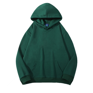 Vente en gros de pulls à capuche avec logo personnalisé sweat à capuche noir en coton épais unisexe en vrac grande taille sweats à capuche pour hommes unisexe de haute qualité - Product Image 6