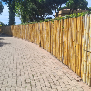 Eco-Friendly <b>Bamboo</b> Farm Fence with Treated Wood Frame for Agriculture Projects - Product Image 4