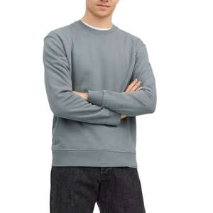 Customized Design Solid <b>Crewneck</b> Sweatshirts Men's <b>Sweater</b> Long Sleeve Sweat Shirts Available - Product Image 1