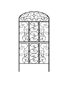 Treillis en métal robuste pour plantes grimpantes de jardin résistant aux intempéries décor extérieur durable utiliser treillis à la maison - Product Image 2
