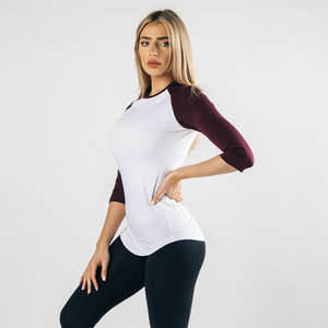 Camiseta transpirable de manga corta para mujer, precio bajo, hecha en fábrica, Material transpirable, camiseta para mujer de talla adulta - Product Image 2