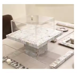 High Quality Bone Inlay <b>Wooden</b> <b>Cake</b> <b>Stand</b> for Birthday and Wedding Handcrafted in India - Product Image 4