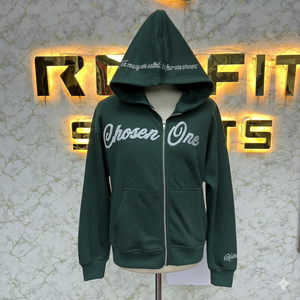 Venta caliente productos de alta calidad con la mayoría de los clientes demanda precio ajustable de alta calidad todo diamantes de imitación cremallera sudaderas con capucha - Product Image 3