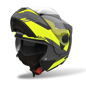 Casco Modulare Flip-Up Airoh SPECKTRE con Doppia Visiera, Certificato DOT, Guscio in Fibra di Vetro e PC, Design Predator, Chiusura Rapida - Product Image 1