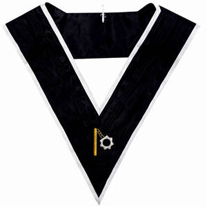 2025 Rite écossais AASR 30e degré collier en cuir brodé à coudre cuir à coudre pour Rite écossais maçonnique AASR 30e degré - Product Image 1