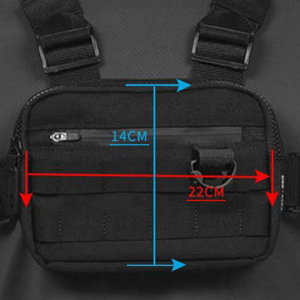 เสื้อกั๊กมีสายรัดหน้าอกพิมพ์ลายระบายอากาศได้ดีสำหรับฝึกกลางแจ้ง - Product Image 3