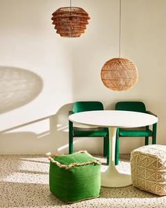 Nuevo artículo, pantalla de ratán Natural tejida de estilo moderno, al por mayor luz colgante de ratán, decoración interior y exterior de Vietnam - Product Image 4