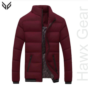 2024 couleur unie rembourré porter hommes veste rembourrée Streetwear nouvelle mode confortable hommes veste rembourrée - Product Image 1