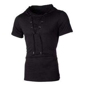 เสื้อยืดกีฬาเสื้อเจอร์ซีย์ออกกำลังกายสำหรับผู้ชายเสื้อยืดสำหรับเทรนเนอร์ใส่วิ่งระบายอากาศได้ดีสำหรับวัยรุ่น - Product Image 2