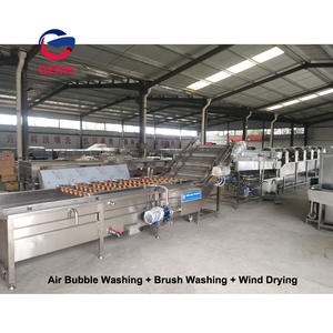 Kleine Bürste Gemüse wasch blanc hier maschine Obst-und Gemüse wasch trocknungs maschine Cassava Peeling Waschmaschine - Product Image 2