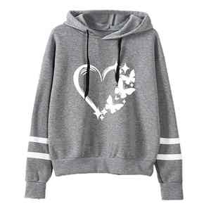 Sudaderas Casuales de Otoño Invierno para Mujer al por Mayor, con Estampado Tie Dye, Logotipo Frontal, 100% Algodón Felpa, Personalizables, Manga Larga - Product Image 4