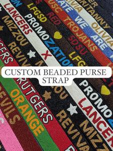 Colorful Patterned <b>Bag</b> Strap Beaded Adjustable Replacement Shoulder Belt Detachable <b>Purse</b> Handle Fashion Accessory for Handbags - Product Image 3