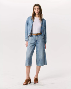 Pantalons en jean pour femmes, coupe régulière, longueur entière, nouvelle collection été 2025, service OEM, quantité en gros, MOQ faible, qualité supérieure, cargo, lavage moyen - Product Image 2