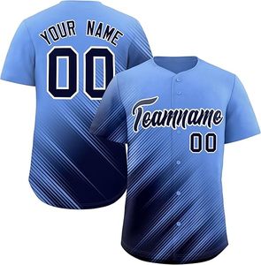 Uniformes de baseball Vente en gros personnalisé Sublimation Mesh Respirant Baseball Jersey Adultes Professionnels Logo personnalisé et couleurs - Product Image 3