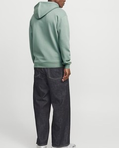 Sweat-shirts et pulls à capuche pour hommes en coton mélangé, respirants, avec col zippé long, imprimés - Product Image 2