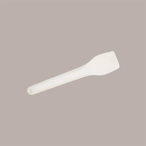 Cuillères à glace empilables en plastique écologique LUCGEL, 500 pièces, 9,5 cm, couleur ivoire, pour usage domestique, lavage à la main uniquement - Product Image 3