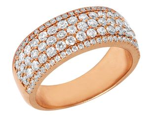 Full Iced Out Wide Band <b>Mens</b> <b>Ring</b> in 10K <b>Gold</b> Lab Grown Diamonds Luxury Hip Hop Wedding Fashion Statement Jewelry - Product Image 5