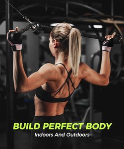 Super Lightweight Full Palm Protection Workout Gloves for Men Women Breathable <b>Gym</b> Cycling Exercise Gear Outdoor <b>Weight</b> Lifting - Product Image 2