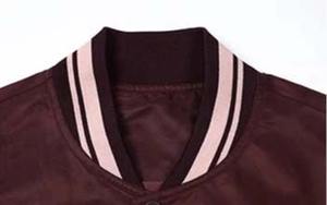 แจ็กเก็ตบอมเบอร์ผ้าซาตินสำหรับผู้หญิงแจ็กเก็ตผ้าซาตินมีโลโก้ขนาดพิเศษ - Product Image 3