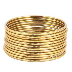 กำไลข้อมือเด็กผู้หญิง 12 ชิ้น - สีทอง - Product Image 3