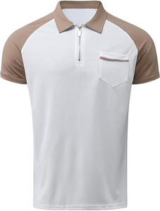 Nouveauté T-shirt polo pour hommes pour l'été Logo personnalisé à manches courtes avec motif solide imprimé en gros Polos en tissu tricoté - Product Image 3