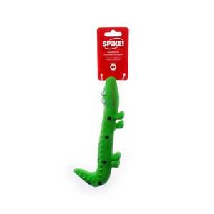 Lézard en caoutchouc vert de style dessin animé - Product Image 2