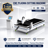 Machine de découpe plasma CNC 1530 120A 200A 300A pour plaques en acier au carbone et inoxydable de 0 à 50 mm avec contrôle automatique de la hauteur – Vente directe usine