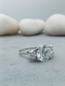 Women's Luxury 10K 18K Gold Trendy Hip Hop Engagement Ring Full VVS Natural Brilliant Cut Diamond for Certified Classic Wedding - Product Image 2