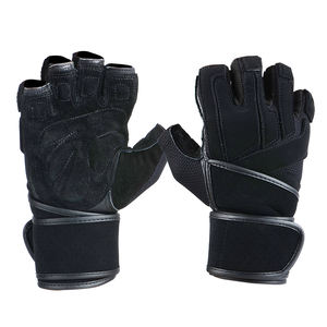 <b>Weight</b> Lifting Gym Workout Gloves with <b>Wrist</b> Wrap Support for Men Women Full Palm Workout Gym Gloves - Product Image 2