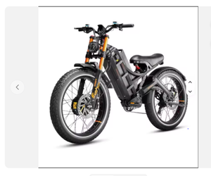 Bicicleta Eléctrica Nueva Pro III 5000 para Adultos, Lista para Enviar en 2026, 50 mph, Batería de 60V 80Ah, Alcance de hasta 250 Millas - Product Image 1