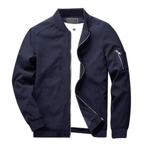 Veste coupe-vent imperméable de qualité supérieure, réfléchissante, enduite pour l'hiver, avec fermeture éclair, pour le cyclisme et la course en plein air - Product Image 5